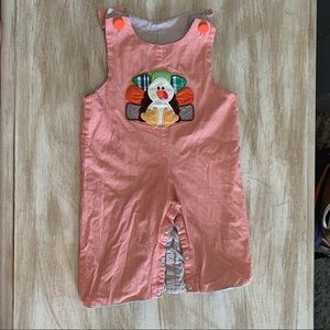 Baby Boy Fall Smocked Overalls